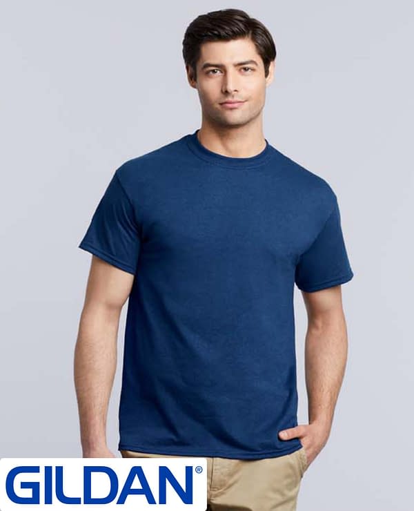 Gildan Men’s 50/50 DryBlend Classic T-Shirt #8000